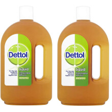 Dettol Antiseptic Liquid, Multipack of 2 X 750ml, Total 1.5L, Treats Wounds, Cut
