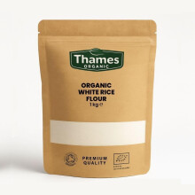 Organic White Rice Flour-Certified Organic, Non-GMO, Vegan, No Additives, No Pre