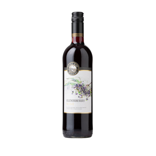 The Lyme Bay Winery Elderberry Wine, 75 cl