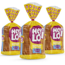 Heylo Lighter White Keto Bread 3 x 300g | Fresh, 5-Day Shelf Life, Freezable | L