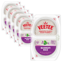 Veetee Basmati Rice Pots 2 x 125g,box of 6