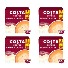 COSTA COFFEE SKINNY LATTE PODS 4 PACKS (SKINNY LATTE 10 CAPSULES)