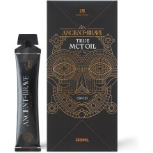 Ancient + Brave True MCT Oil Sachets 15 x 10ml - High C8 & C10 Blend, 100% Cocon
