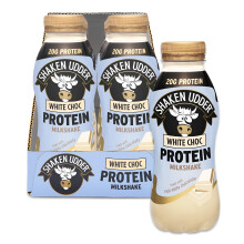 Shaken Udder White Chocolate Protein Milkshake,8 x 330ml,Made with Real White Ch