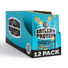 Eatlean Protein Cheese Bites - Original Baked Cheese Crisp Snacks, 12g Protein,