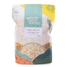 Wholefood Earth Organic Jumbo Oats – 500 g | Vegan | GMO Free | High Fibre | Cer
