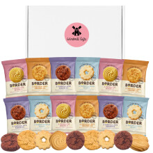 Border Biscuits Gift Set Bundle With x12 Individually Wrapped Biscuit Twin Packs