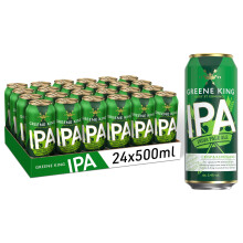 Greene King IPA Beer, 24 x 500ml Cans, English Pale Ale