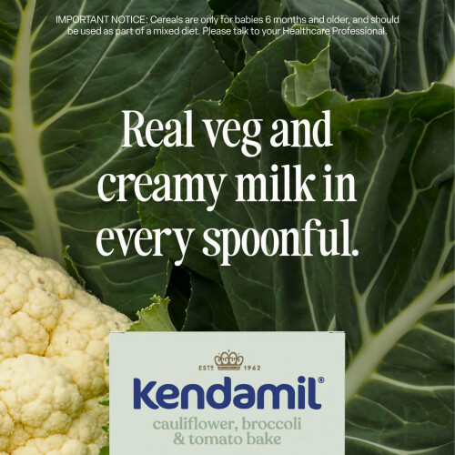 Kendamil Cauliflower, Broccoli and Tomato Bake 7x150g 1