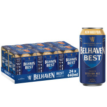 Belhaven Best Scottish Ale 440ml Cans – 24 Pack | Smooth & Creamy Beer with Malt