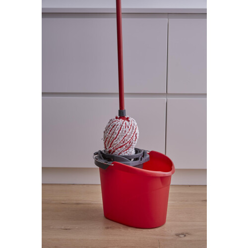 Vileda Vileda Torsion Power Super Easy Bucket, Less Force Needed When Draining, Red 2
