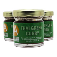 Thai Green Curry Cooking Sauce (3 Jars x 28g) | Authentic Thai Green Curry Conce