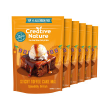 Gluten Free Cake Mix | Creative Nature Vegan Sticky Toffee Pudding Mix | Nut Fre