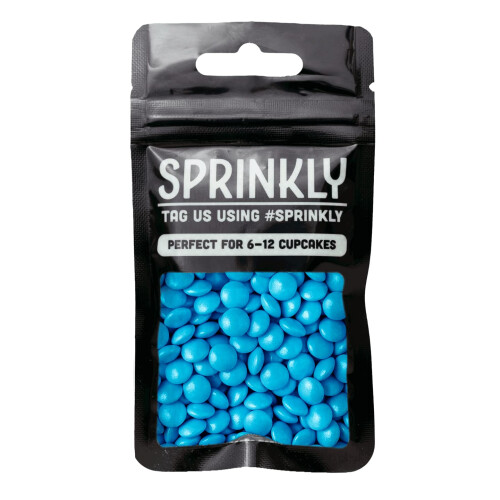 SPRINKLY - Mini Chocolate Beans - Blue - 30g