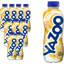 YAZOO Banana Milkshake Milk Drink, High in Protein & Calcium, 400 ml (Pack of 10