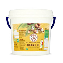Coconut Merchant Organic Coconut Oil 4L | Extra Virgin, Raw, Cold Pressed, Unref