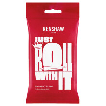Renshaw White Just Roll With It Fondant Icing, 250 g (Pack of 1) - Ready to Roll