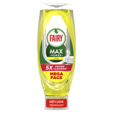 Fairy Max Power Washing Up Liquid Lemon 730ML, Easy and Effortless Cleaning, Eve