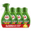 Fairy Fairy Skip the Soak Dish Spray Kit Lemon, Trigger + 4x500ml Refill. 100% Grease 1