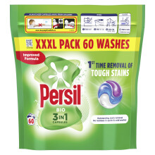 Persil Bio 3 in 1 Washing Capsules 1st time removal of tough stains outstanding