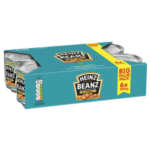 Heinz Beanz in a Rich Tomato Sauce Big Value Pack, 6x200g