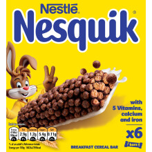 Nestlé Cereals - Nesquik Breakfast Cereal & Milk Bar - High Fibre, 5 Vitamins, C