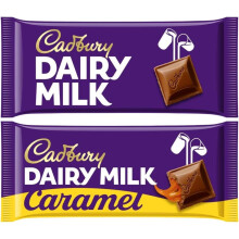 Cadbury Dairy Milk Caramel Chocolate Bar, 180g