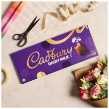 Cadbury Dairy Milk Chocolate Gift Bar, The Classic Creamy Taste, Perfect for Sha