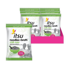 itsu chilli miso noodles & broth pouch 85g | Instant Noodles Snack Multipack | Q