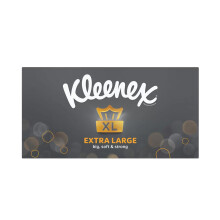 Kleenex Extra Large Facial Tissue for Men 2ply 90 Sheets, Pack of 6