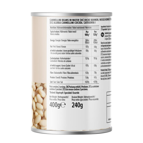 by Amazon Cannellini Beans, 400g 1