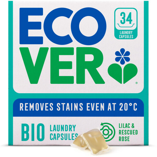 Ecover Ecover Bio Washing Capsules - Laundry Capsules/Tablets - Laundry Detergent with