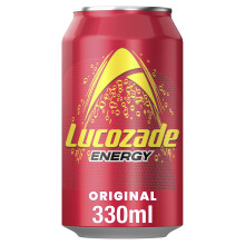 Lucozade Energy Drink Original 330 ml (Pack of 24)