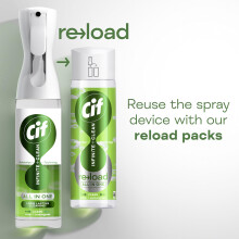 Cif Infinite Clean Lime & Lemongrass All in One Cleaner cleaning spray with prob