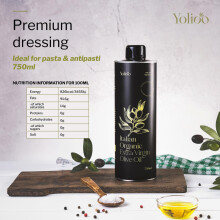 100% Italian Organic Olive Oil Extra Virgin | High Polyphenols Cold Pressed Anci