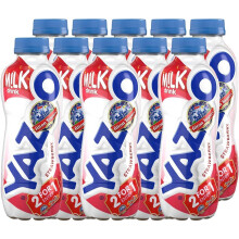 YAZOO Strawberry Milkshake Milk Drink, High in Protein & Calcium, 400 ml (Pack o