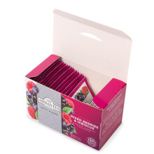 Ahmad Tea Fruit & Herbal Infusions | Mixed Berries & Hibiscus | 20 Teabag Sachet