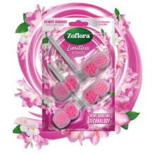 Zoflora Rim Blocks Freesia & Jasmine, 2 x 131g Pack, Freshness & Odour Control,