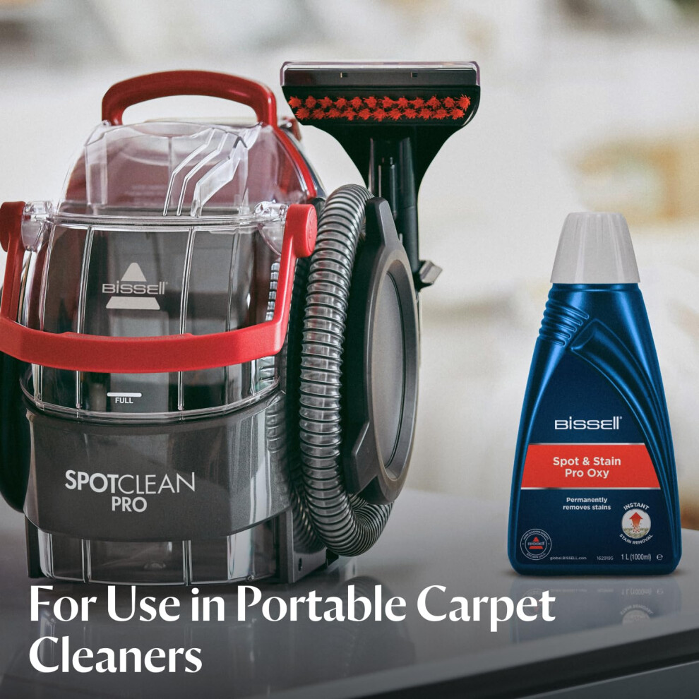 Bissell Spot & Stain Pro Oxy Cleaning Solution For Spotclean Devices, 1L