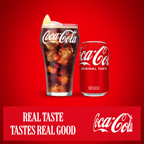 Coca-Cola Original Taste Soft Drink Cans, 24 x 330 mL 2
