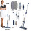 Floor Cleaning Spray Mop with 360 Rotation - Multi Surface Floor Cleaner for We 4