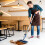 Floor Cleaning Spray Mop with 360 Rotation - Multi Surface Floor Cleaner for We 8