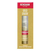 Renshaw Edible Glitter Pump, Gold Crush, High Shine Glitter, 4 g (Pack of 1)