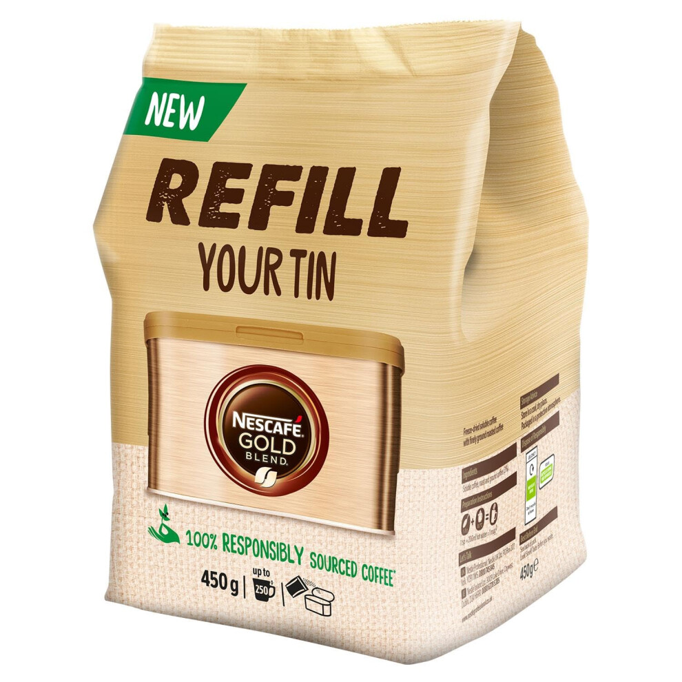 Nescafe Nescafé Gold Blend Instant Coffee 450G Refill