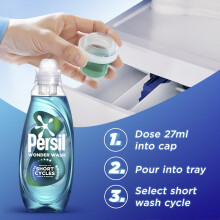 Persil Wonder Wash Speed Clean Non Bio Liquid Detergent Fast-Acting Formulation