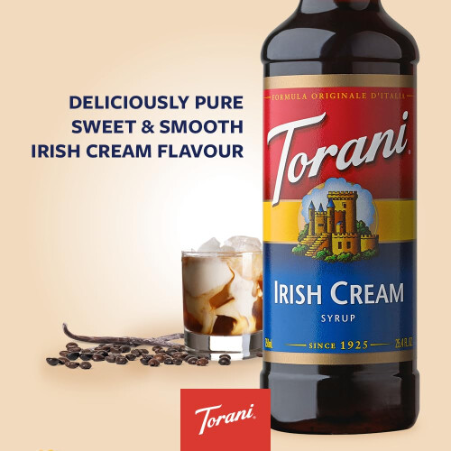 Torani Coffee Syrup, Irish Cream Flavour, 750ml 1