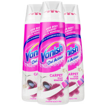 Vanish New Oxi Action Carpet Stain Remover, 195ml, Gold Carpet Serum with Scrubb