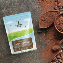 Organic Raw Cacao Powder by TheHealthyTree Company for Yoghurt, Smoothies & Baki
