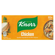 Knorr Chicken Stock Cubes gluten-free to add a rich chicken flavour to your dish