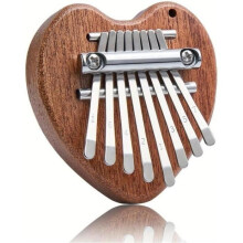 Mini-Kalimba-Daumenklavier mit 8 Tasten, Daumenklavier aus Holz, Geschenk für Frauen und Männer, Kalimba-Instrumente